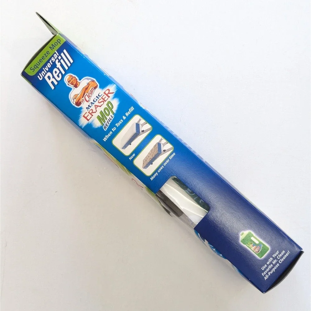 Mr. Clean Magic Eraser Universal Refill Head Fits Most Squeeze Mops 2007 NOS